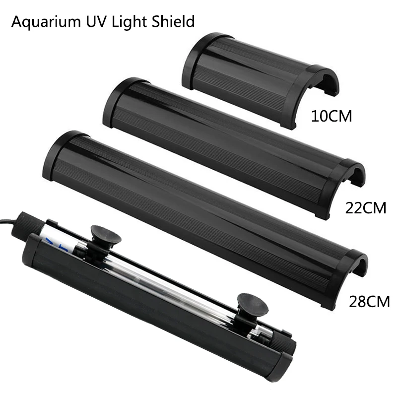 Fish Tank Aquarium UV Lamp Accessories Germicidal Lamp Hood Fish Pond Disinfection Light Barrier Baffle Plate Tool aquarium light,aquarium lamp