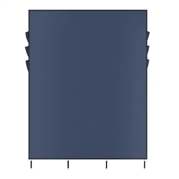 高脚无帆布加侧布衣柜深蓝色69"-39