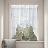 1PC woven butterfly style pull-out window screen, elegant and beautiful, suitable for kitchen and living room partitions 1