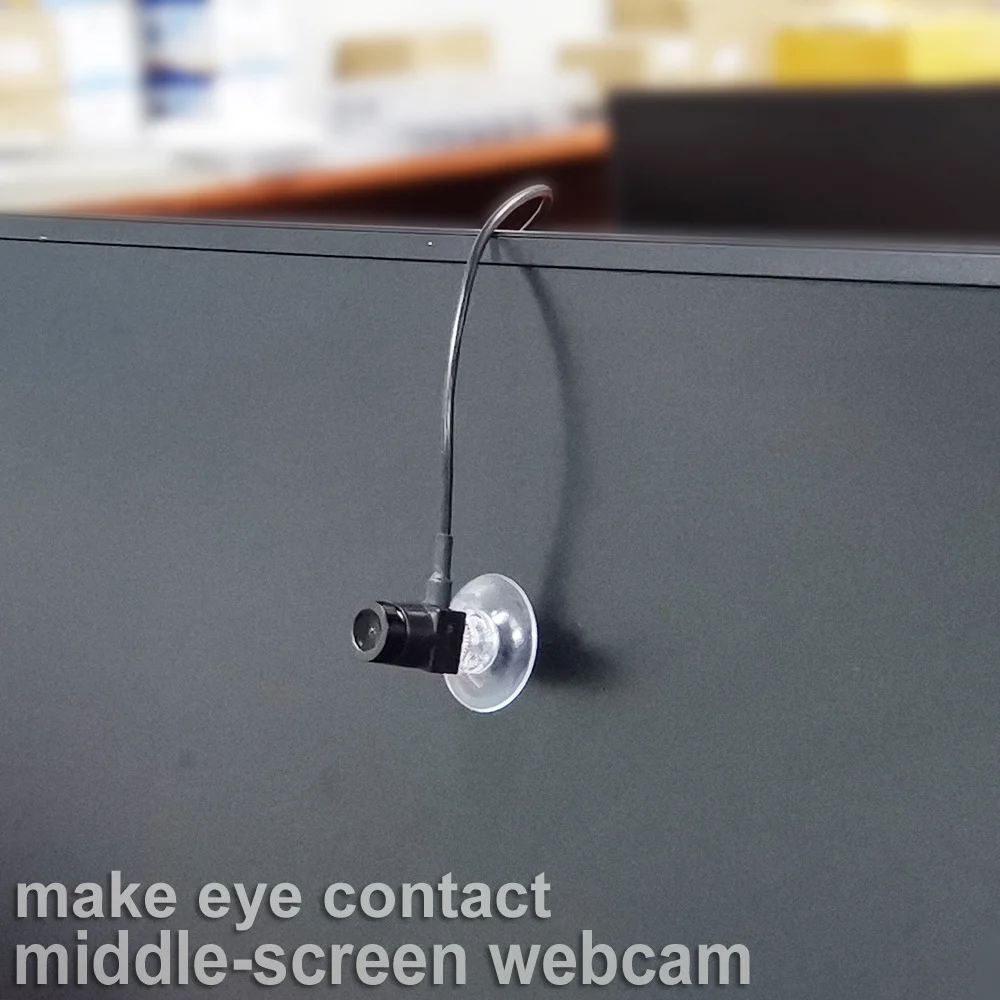 2MP webcam without metal tube and included chuck stent