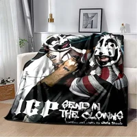 Insane Clown Posse Band Blanket ICP Juggalo Faygo HIP HOP Soft Flannel Kid's Warm Blanket Bedroom Sofa Bed Travel Picnic Blanket 1