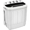 ZENY Portable Clothes Washing Machine Mini Twin Tub Washing Machine 13lbs Capacity with Spin Dryer,Compact Washer 1