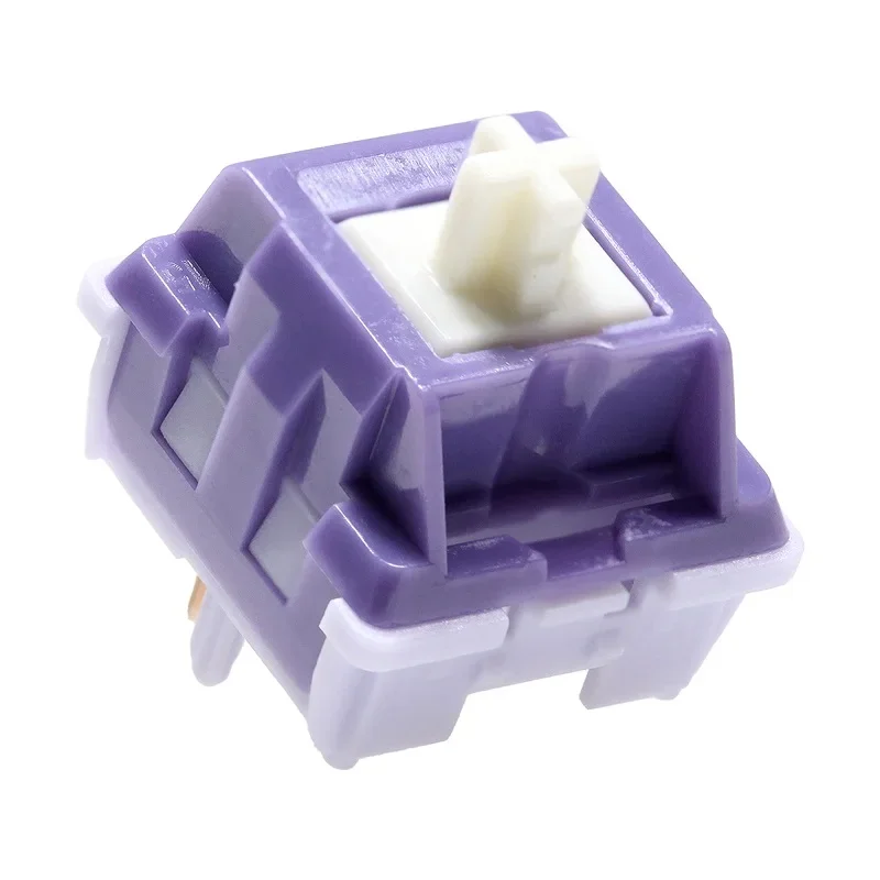 

Duhuk Lumia Bitter Tea Switch Purple Tactile HIFI 5 Pins Factory Lubed 58g/63.5g Dual Stage 22mm Spring Mechanical Keyboard