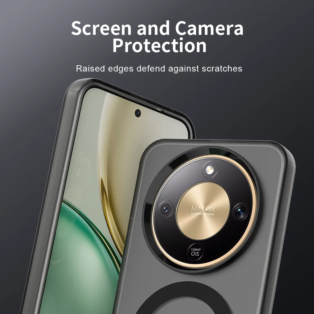 Shockproof Matte Candy Cover with MagSafe Wireless Charging Compatibility