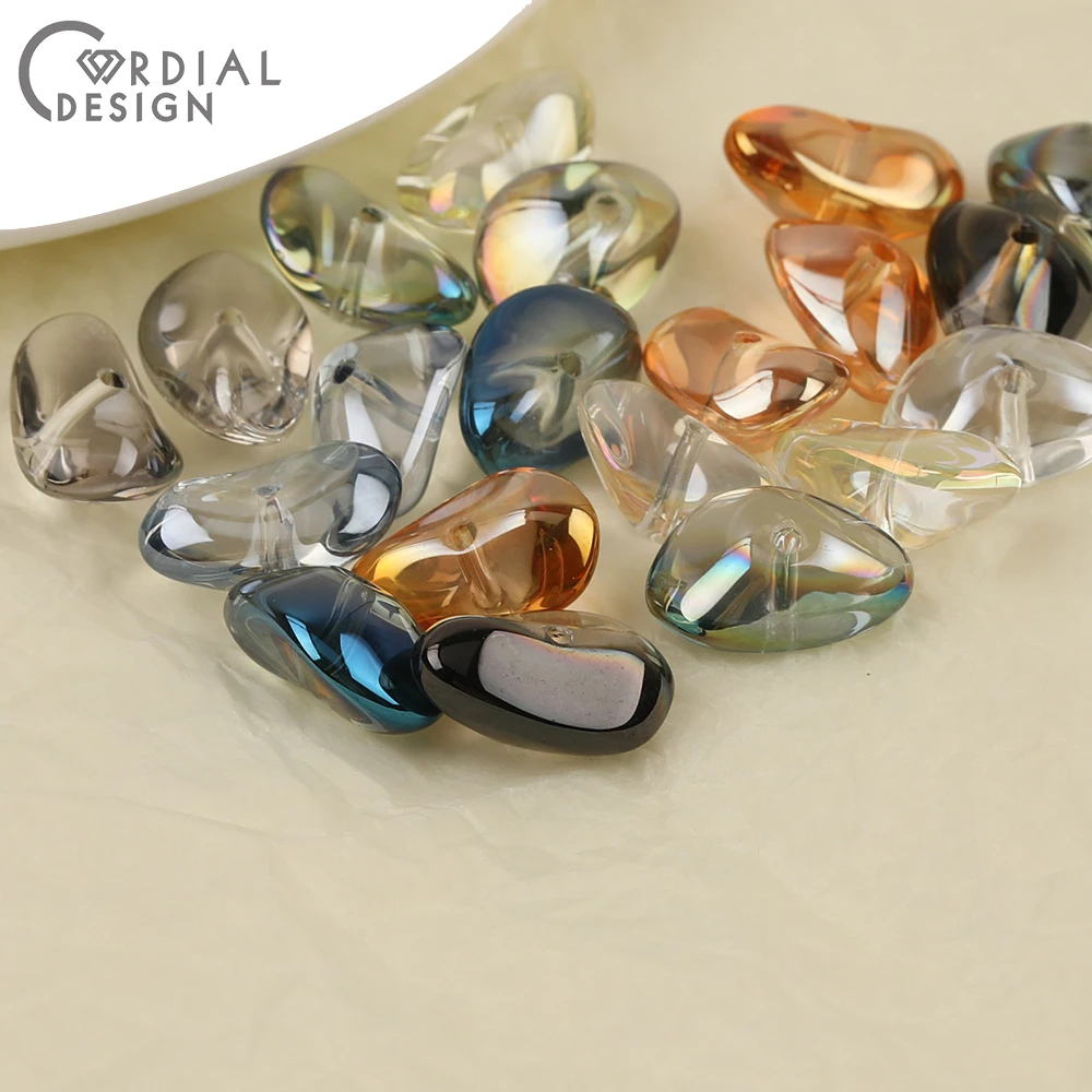 Cordial Design 11*17MM 200pcs Beads Making/Irregular Shape/Hand Made/Aurora Effect/DIY Glass Bead/Jewelry Findings & Components 3 Cordial Design 11*17MM 200pcs Beads Making/Irregular Shape/Hand Made/Aurora Effect/DIY Glass Bead/Jewelry Findings & Components - cordial