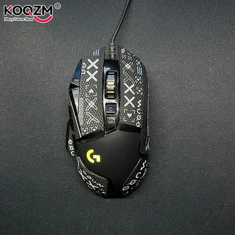 Anti Slip Mouse Grip Tape Skate Handmade Adesivo Pele de Lagarto Resistente ao Suor Durável Fit para Logitech G502 - Imagem 5