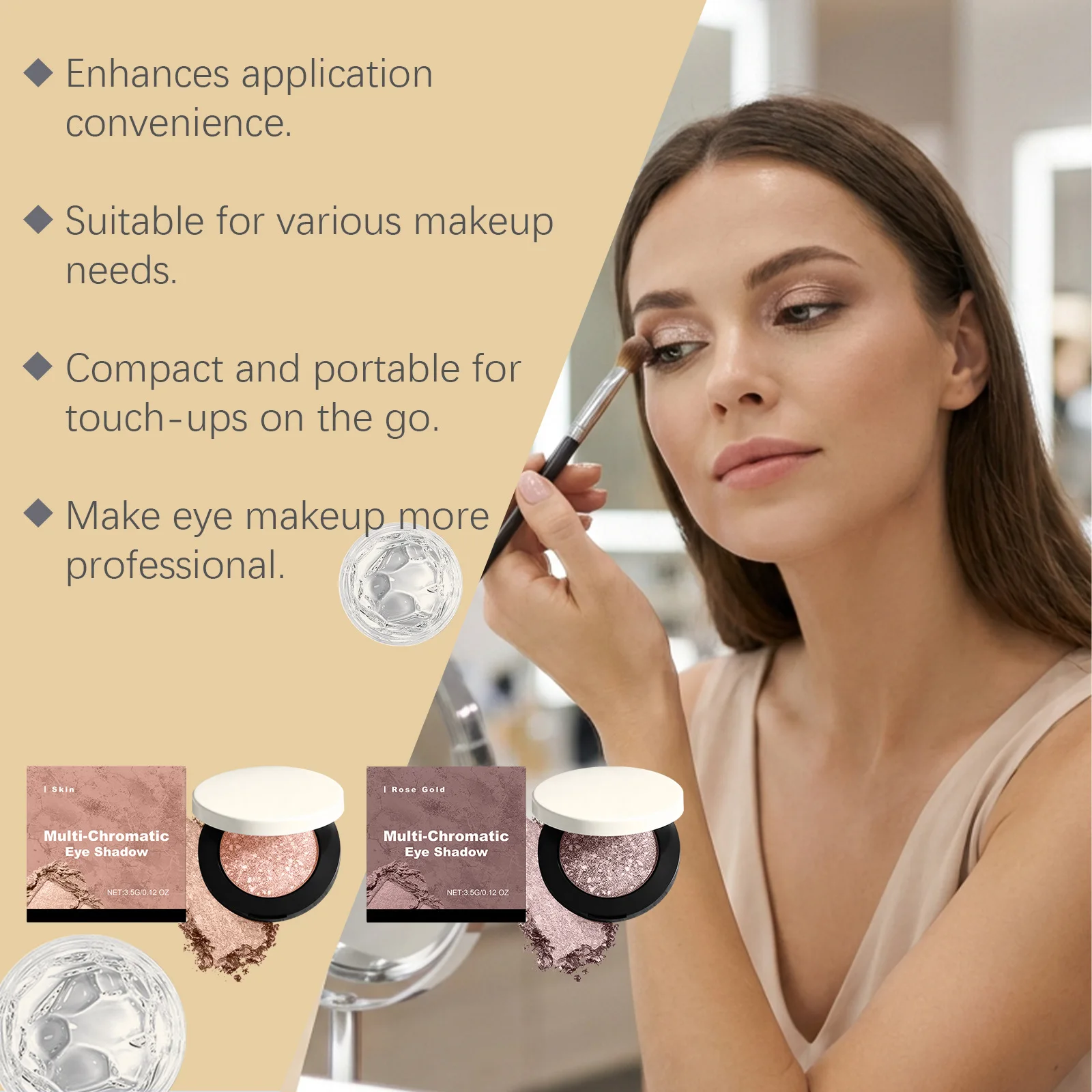 Natural Eye Shadow Palette Matte Earth Color Fashion Women Without Taking Off Waterproof Makeup Cosmetic Kit Shimmer Eye Shadows_voghion.com