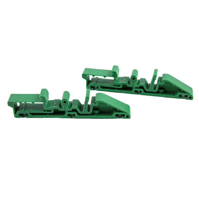 PCB 35mm DIN Rail Mounting Adapter Circuit Board Bracket Holder Carrier Clips Control Board Adapter 2pcs din rail bracket