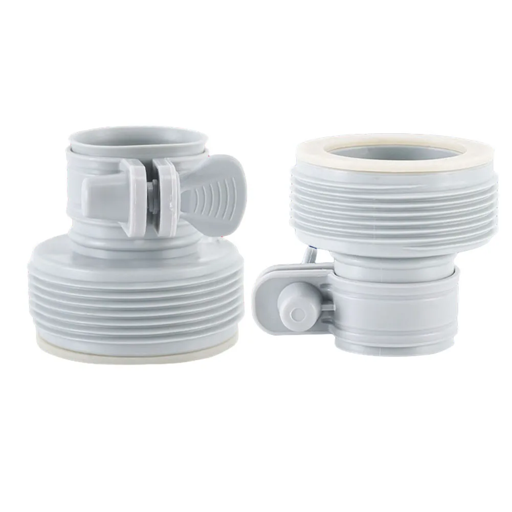 2Pcs Szűrőszivattyú -Portok Az Intex 1,25 -Ig " - 1,5" B Típusú -Tömlő Adapterek A Gyógyfürdőkhő Kádhoz Kültéri Medence Portok - Image 6