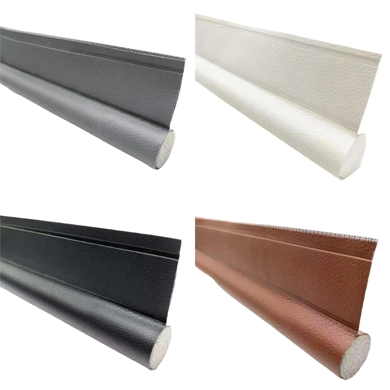 Description Picture 2 of itemDoor Seam Insulation Energy Saving Door Seal Strips Soundproofing Seal Weather Stripping Leather Door Strips for Home