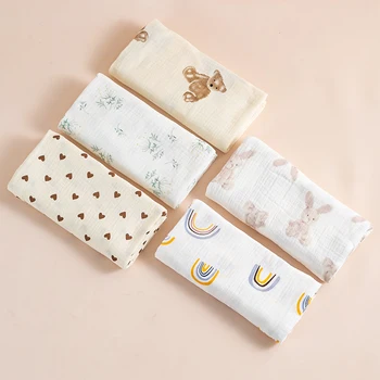 Baby Muslin Swaddle Blanket 1