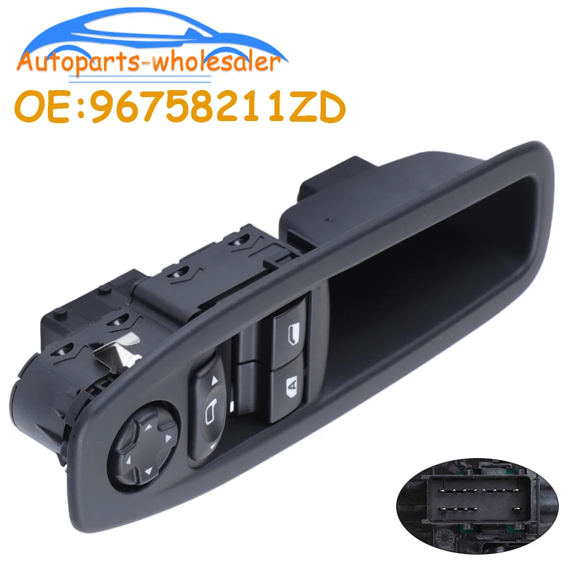 Electric Window Control Switch 96758211ZD Peugeot 208 2012-2015 Fitment