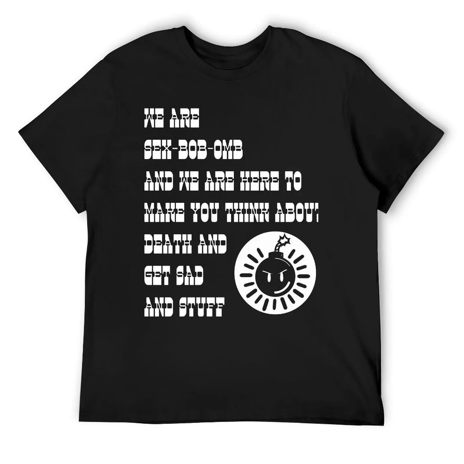 Siamo Sex Bob Omb Scott Pilgrim Vs. The W T-Shirt Girocollo Move Tshirt Creative Leisure Humor Graphic Taglia Usa