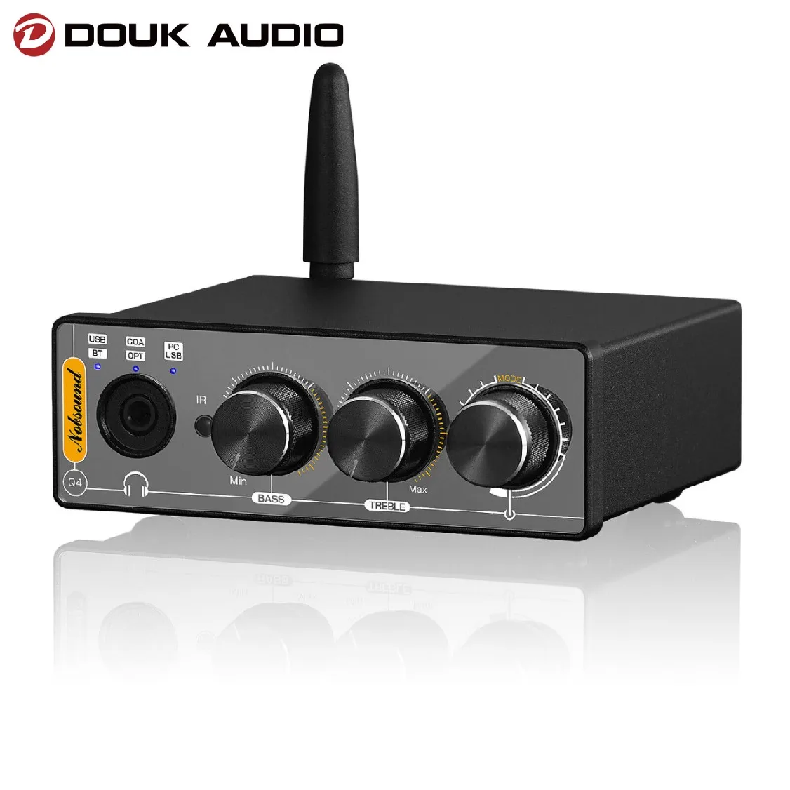 Douk Audio Q4 Mini Bluetooth Receiver USB Gaming DAC Digital to Analog
