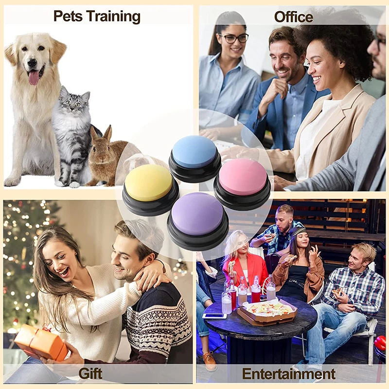 HOOPET Bite Resistant Sounding Toys For Dogs Pet Communication Button Dog  Training Toy Self-entertainment Toys Dog Supplies - AliExpress