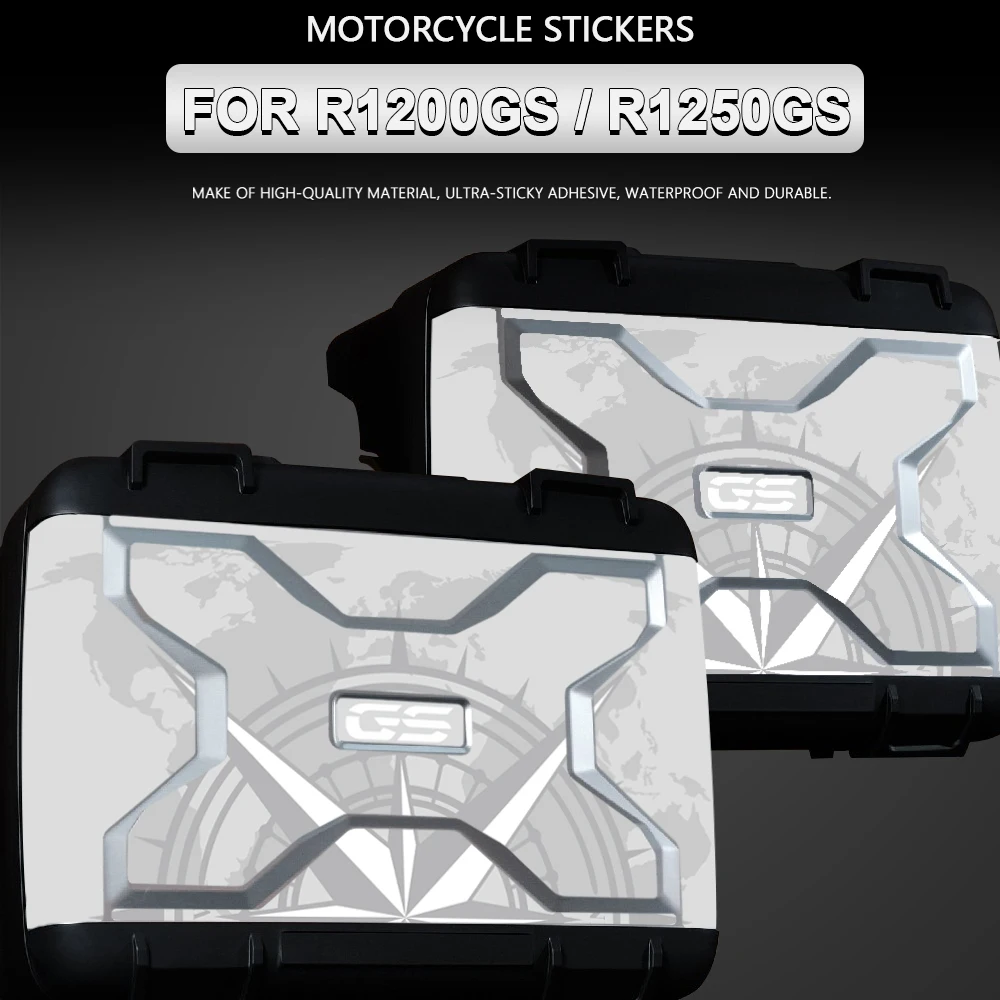 Motorcycle Stickers Side Boxes Protection Decal GS1200 Adventure Accessories for BMW Vario Case R1200GS R1250GS ADV LC 30 Years