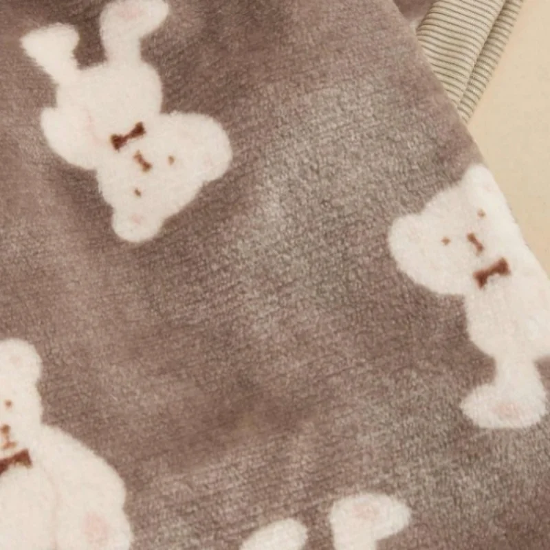 Chaleco de forro polar para perros y gatos estampado de oso_voghion.com