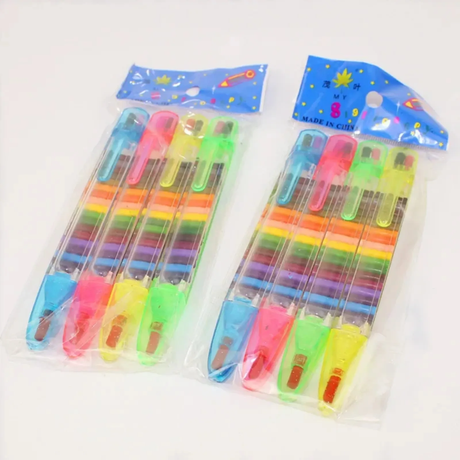 Colored Crayons Color Pencils Children Painting Supplies 1 Pcs Creative 20 Colors Crayon Student Drawing Color Pencil Multicolor Art Kawaii Writing Pen for Kids Gift School Stationery