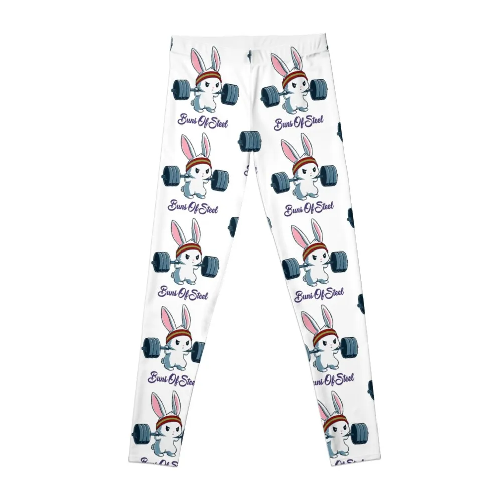 

Buns Of Steel Fitness Rabbit Bunny Lover Gym Workout Leggings Women's sportswear legging pants raises butt Womens Leggings