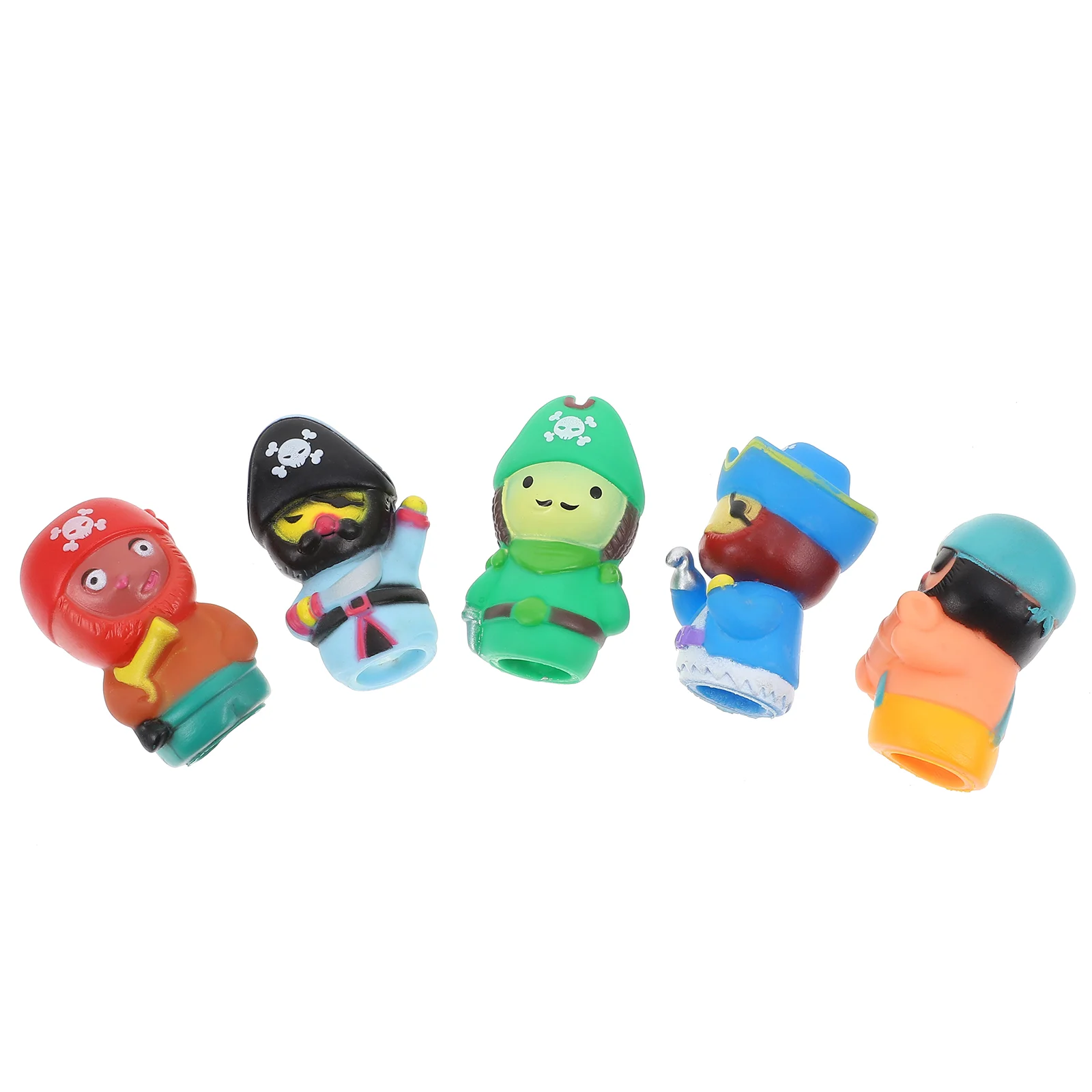 Pirate Figures Finger Puppet Set: Story Time Finger Puppets Figurine Toys for Children Kids Shows Playtime Schools Boys igra podvodnyy obruch prime time toys 8317n