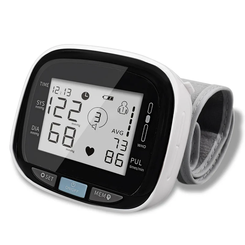 Wrist Blood Pressure Monitor Electronic Fully Automatic