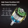 WORX WU399 5.0J Electric Hammer Impact Drill Industrial Grade Brushless 20V Green Lithium Battery 4