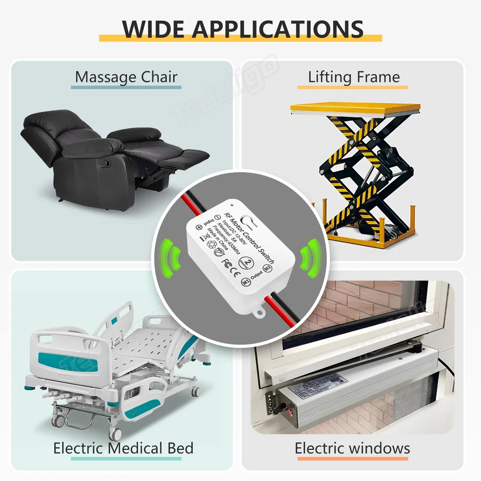 Interrupteur Télécommande Sans Fil Pour Moteur A Courant Continu – Interrupteur Télécommande Sans Fil