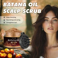 Batana Oil Scalp Scrub for Strengthening Hair Deep Cleaning Nourishing Soothing Clarifying Shampoo for Sensitive Scalp Hair Care 2