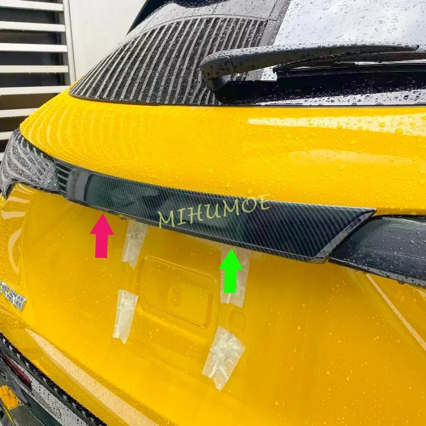 

Для Honda ZRV ZR-V 2023 2024 углеродное волокно багажник Задняя дверь облицовка аксессуары для формования