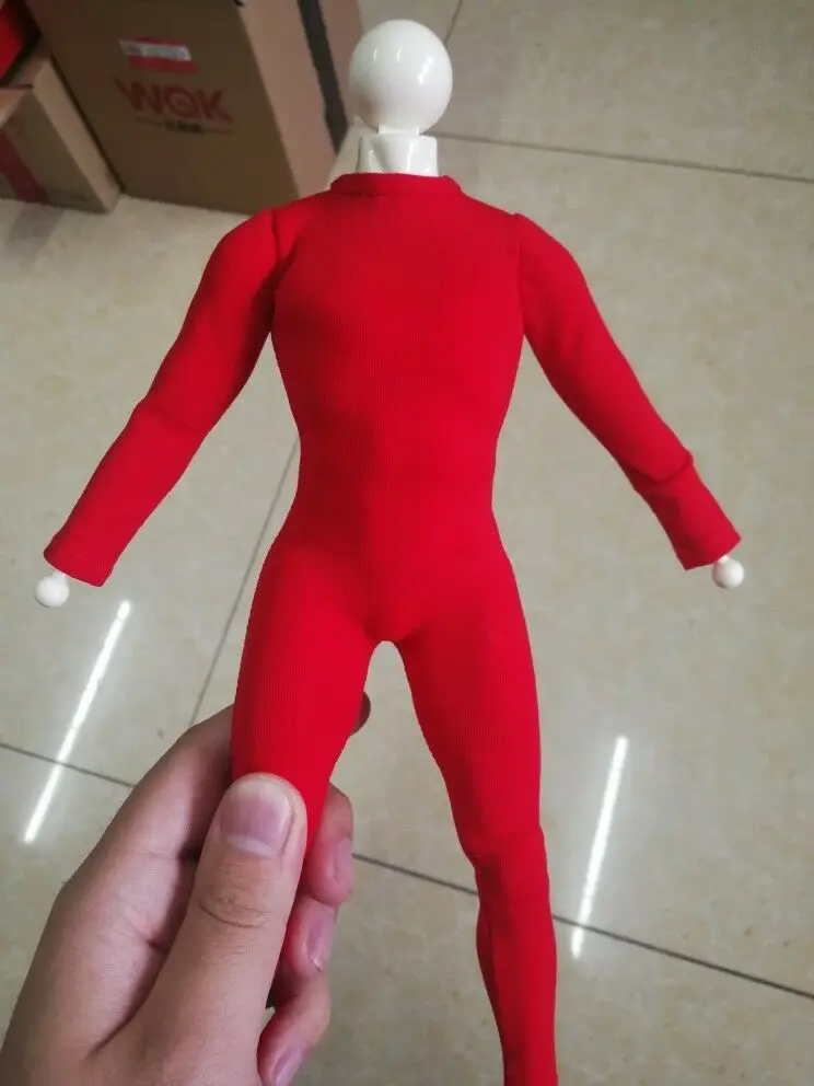 

1:6th Custom Accessory Red Male Base Stretch tights Model Toy For 12" Figure