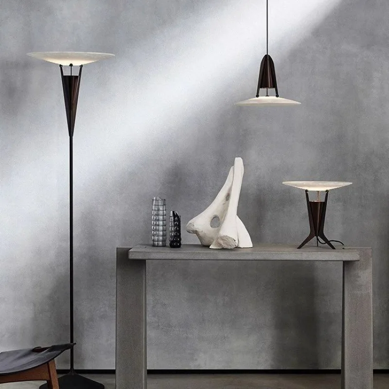 

American style hotel living room sofa floor lamp dining room pendant lamp bedroom bedside table lamp light luxury