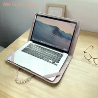 Étui de protection pour ordinateur portable, porte-documents, sac à main pour ordinateur de 13 pouces, 14 pouces, 15 pouces, 16 pouces, fournitures de décoration 5