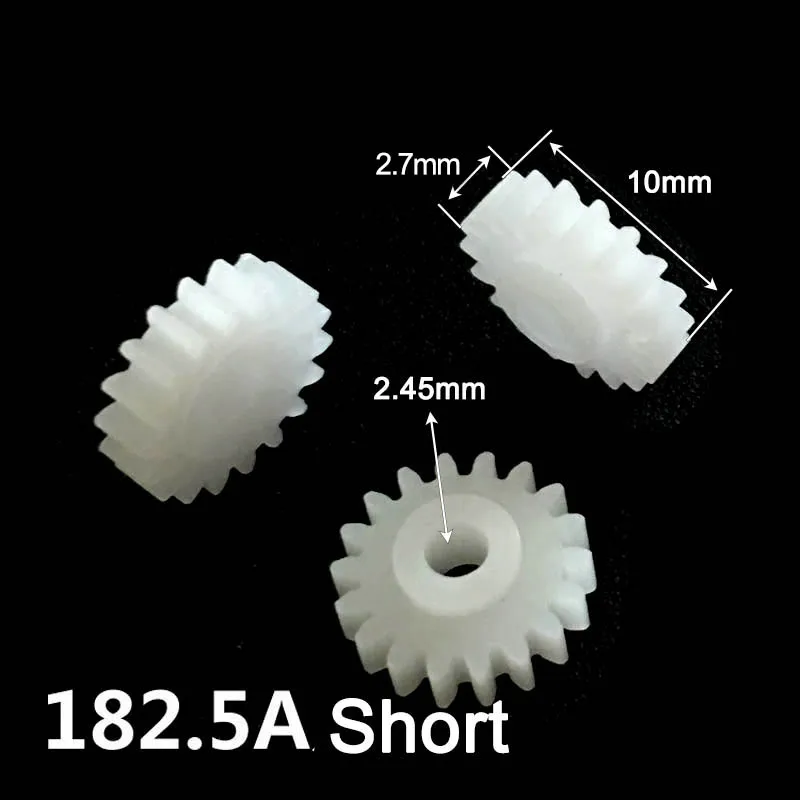 Lot De 10 Engrenages Droits En Plastique à 8 Dents, Diamètre