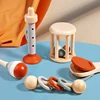 5Pcs Baby Musical Instruments Sensory Rattle Toys Early Educational Baby Musical Toys Montessori Toys Birthday Gifts for Kids 2
