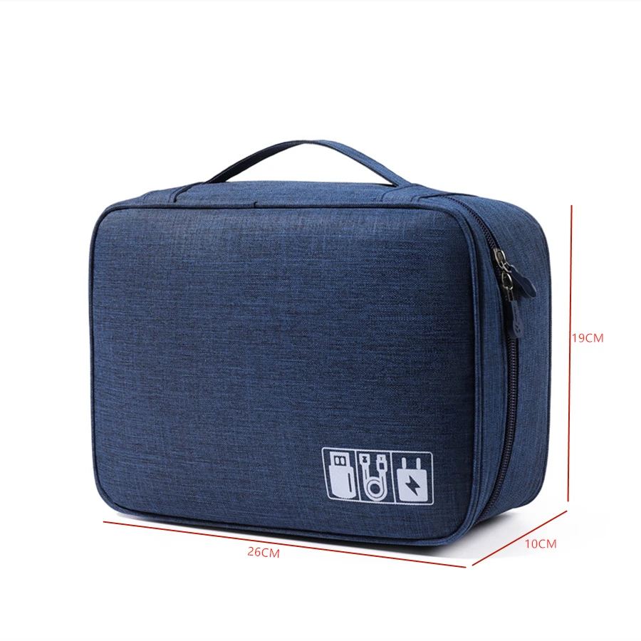 Cable Storage Bag Waterproof Digital Electronic Organizer Portable USB Data Line Charger Plug Storage Bag Travel Cable Organizer storage bag
