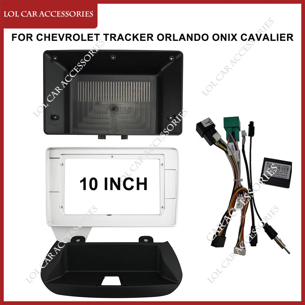 9 Pollici Per Chevrolet Tracker Orlando Onix Autoradio Android Mp5 Player Panel Involucro Frame Fascia 2 Din Head Unit Stereo Cover
