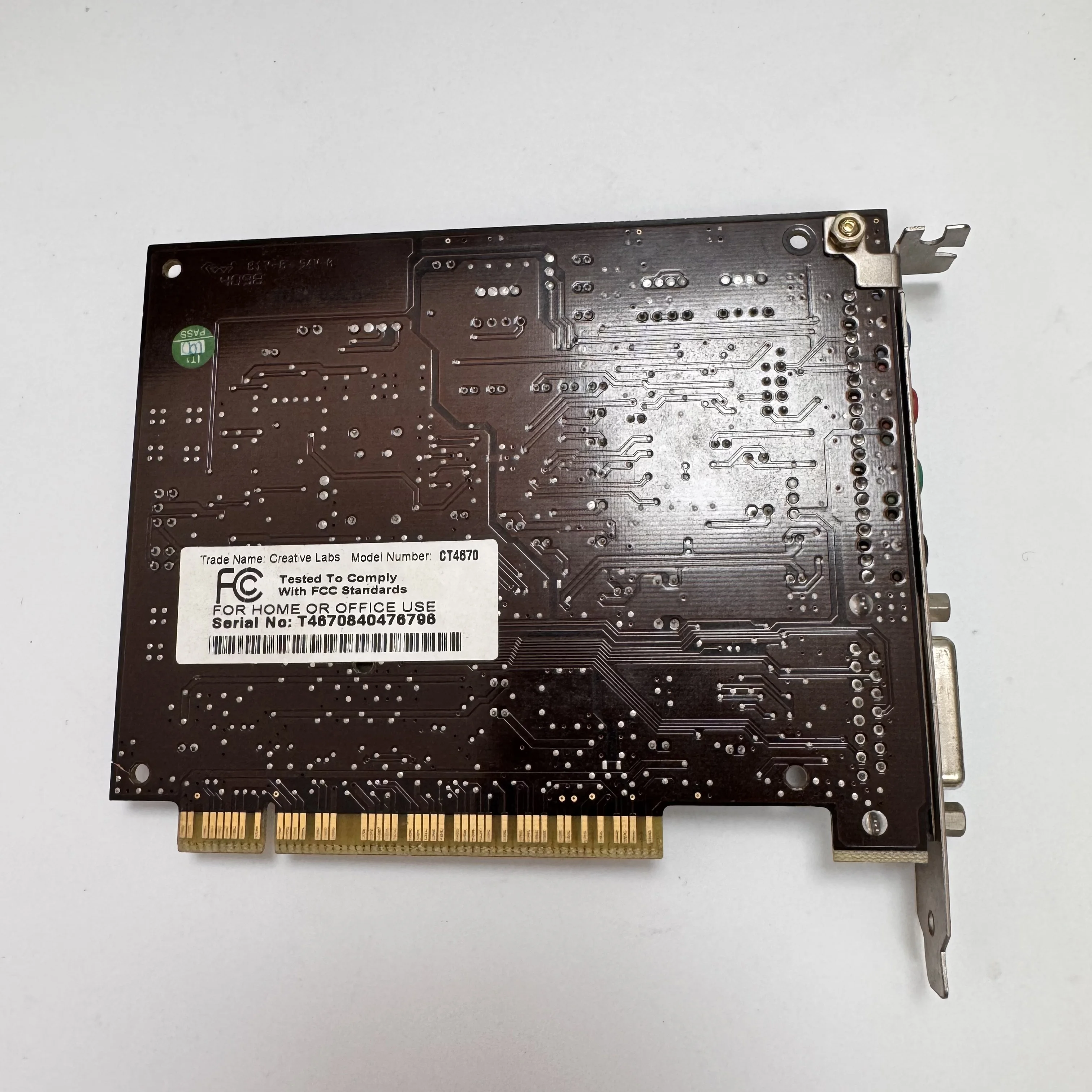 고품질 중고 사운드 카드 Sound Blaster Live CT4670 사운드 카드 윈도우 XP 시스템 EMU10K1 프로세서 EAX 사운드 효과