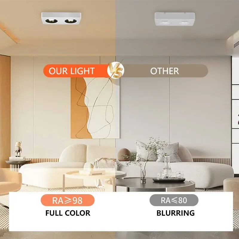 New LED Downlights Ultrathin square Spot Light Led Ceiling lamp Living Room Bedroom Kitchen Lighting Fixture for Room Home Decor