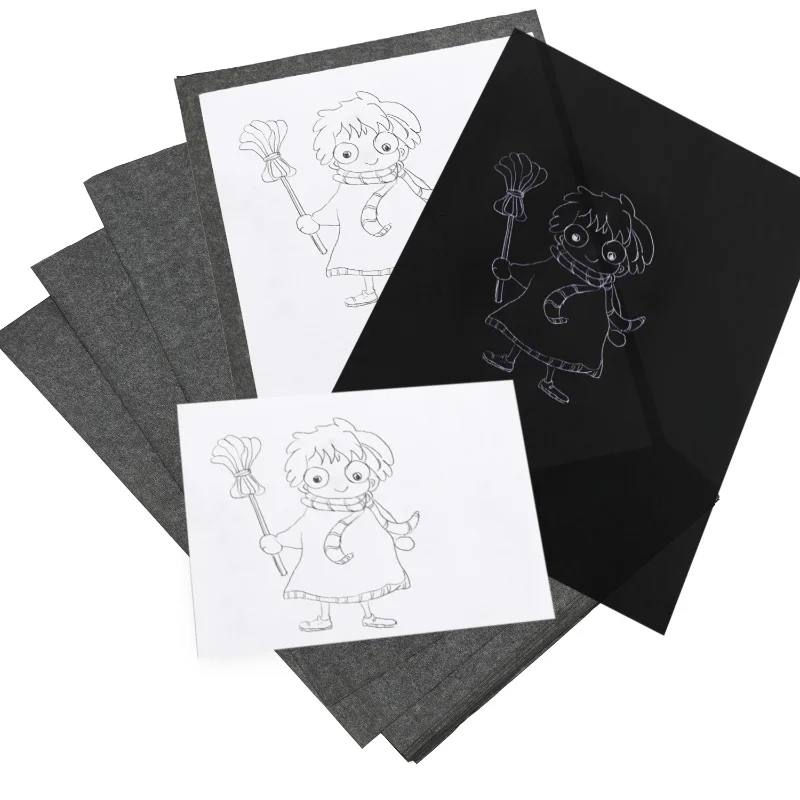 A4 Carbon Paper Reusable Image Paper Pattern Letters Tracing Copy Copy Carbon Painting Tracing Accessories printing and copying paper carbon paper