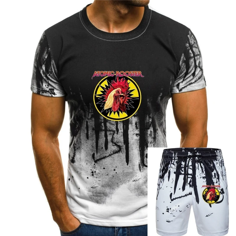 T-Shirt Da Uomo Atomica Rooster Art Per Uomo