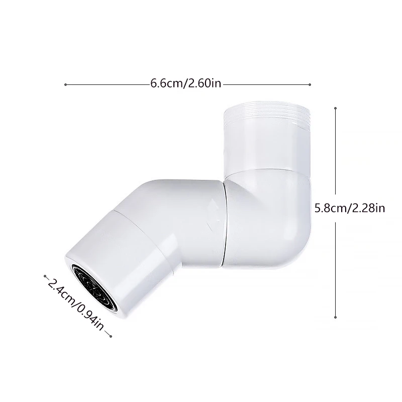 360°Universal Kitchen Faucet Anti-splash Aerator Bathroom Tap Rotatable Faucet Sprayer Saving Water Tap Nozzle Extender Adapter 4