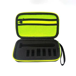 Compact EVA Protective Travel Case for Electric Trimmer/Shaver (Green)