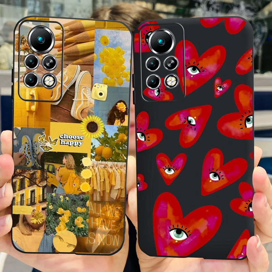 Cute Painted Soft Silicone Phone Case Back Cover Bumper