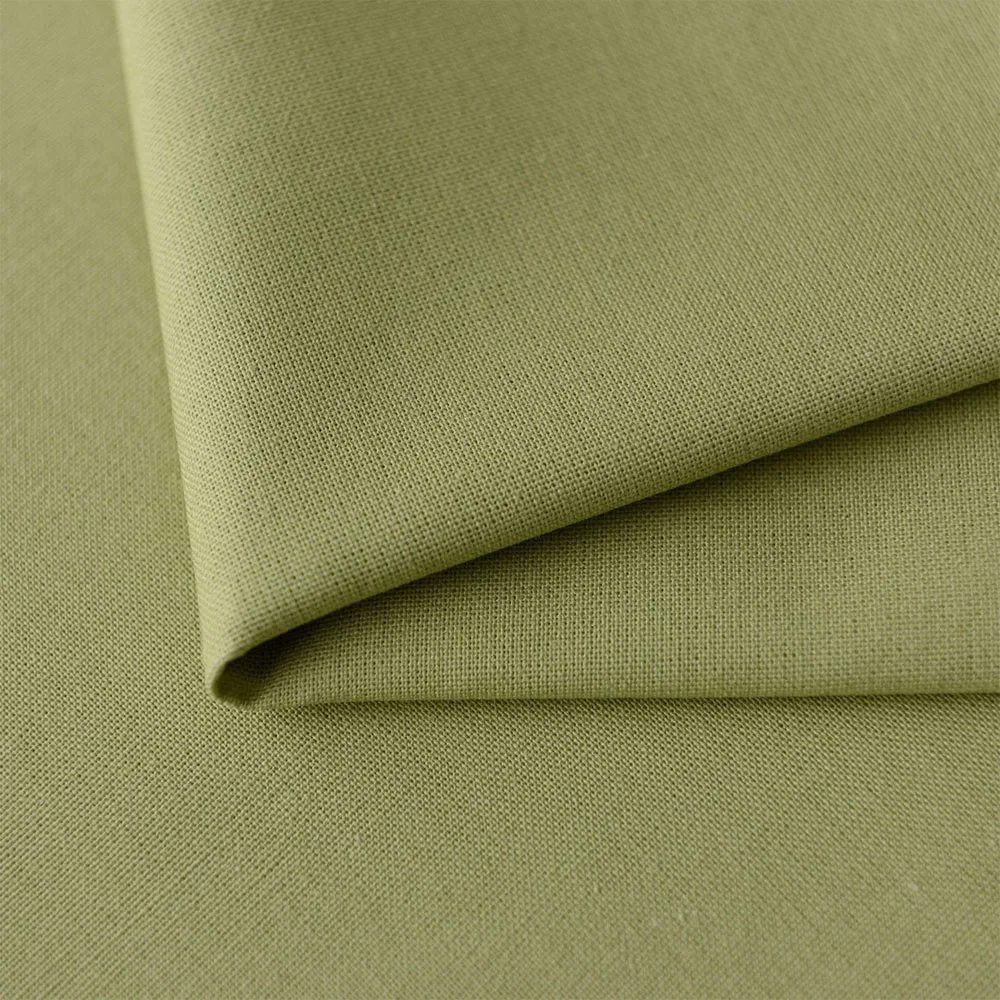 Raw Cloth Cotton Linen Solid Breathable Fabrics For Needlework Embroidered Cross Stich DIY Clothing Dress Pants Sewing Supplies