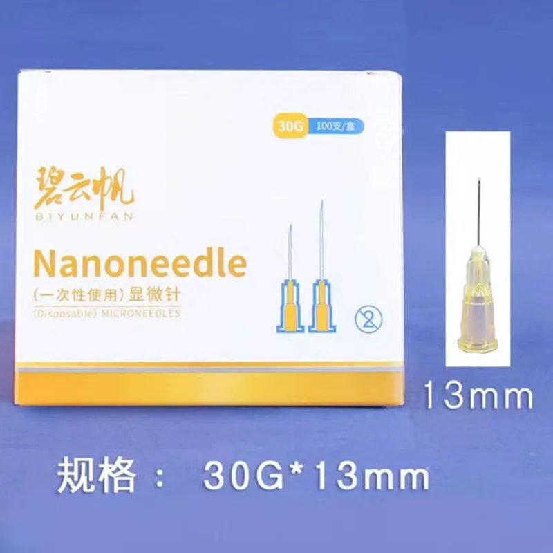 painless needle Piercing Transparent Syringe Injection glue Clear Tip ...