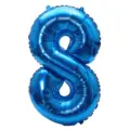 Blue number 8