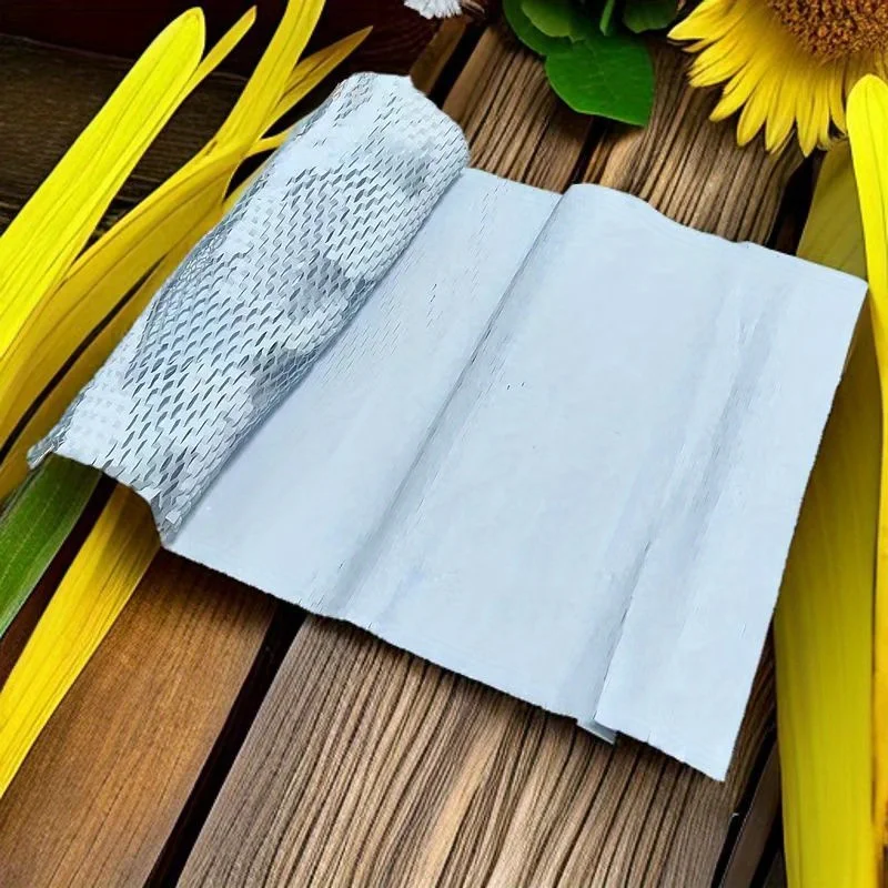 30cm×10m 다채로운 벌집 모양 포장지 이동, 배송, 선물 및 소포 보호 포장용 충격 방지 쿠션 랩