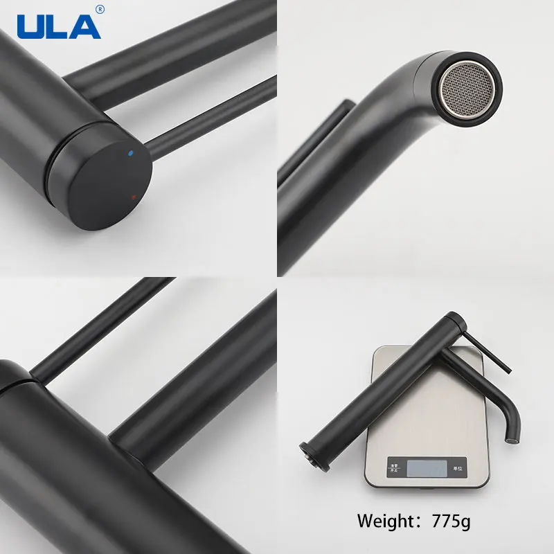 ULA Stainless Steel Basin Faucet Bathroom Faucets Crane Tall Sink Faucet Hot Cold Water Sink Mixer