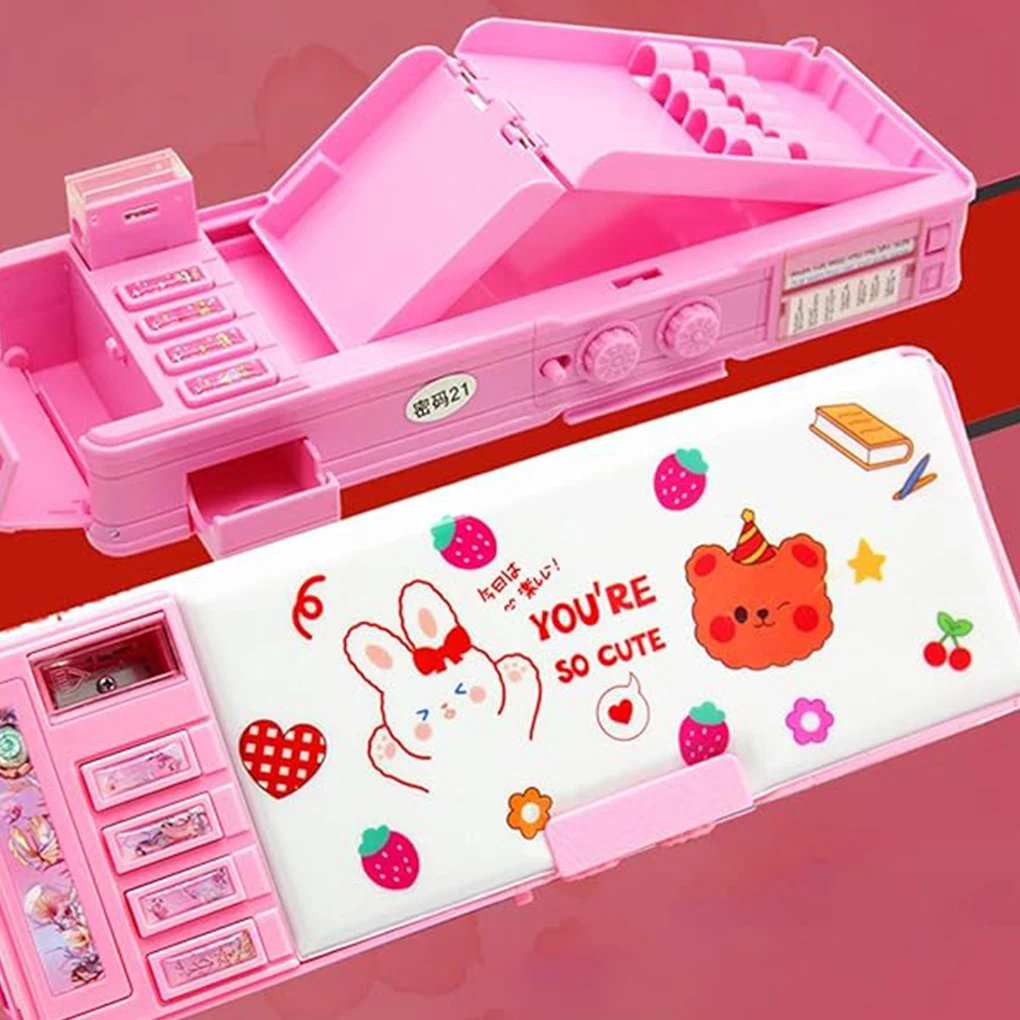 

Многофункциональный пенал для хранения карандашей премиум-класса пластиковый подарочный многофункциональный пенал