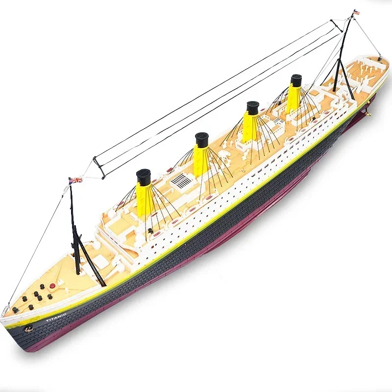 Remote Control Titanic Ship Cruise Ship Water Toy Model Diy Assembly Electric Toy Rc Cruise Ship Model Ornament Outdoor Toy Gift 6